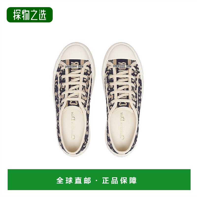 自营1h可退 欧洲直邮Christian Dior克里斯汀·迪奥女士帆布鞋23O