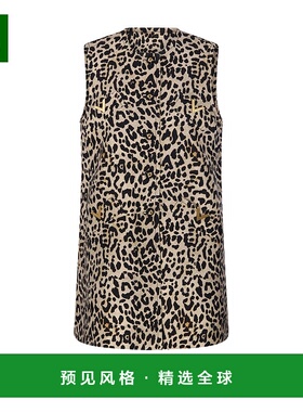 香港直邮Valentino 无袖连衣裙 BCF7T09F9华伦天奴真丝羊毛