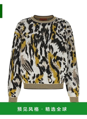 1h可退 香港直邮MISSONI 米索尼 女士 Animalier 图案毛衣 DS25WN
