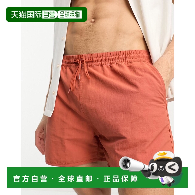 1h可退 香港直邮CARHARTT WIP 男士 rune 橙色泳裤 orange橙色 舒