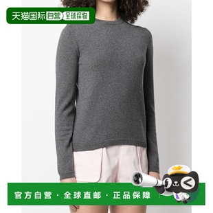 百搭K1521 潮流时尚 香港直发GANNI女士灰色珠饰纽扣细节套衫 经典
