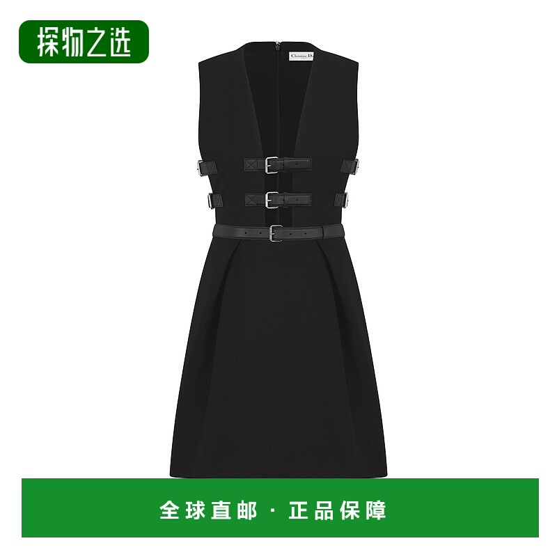 欧洲直邮Dior/迪奥 女士系带短款连衣裙