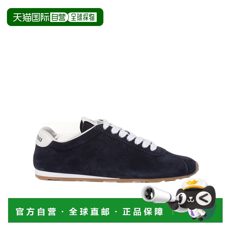 香港直邮Miu Miu 鞋舌徽标低帮休闲鞋 5E114E054F005