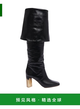 1h可退 香港直邮Chloe Georgia 高跟靴 C25S07YQJ粗跟长靴女靴