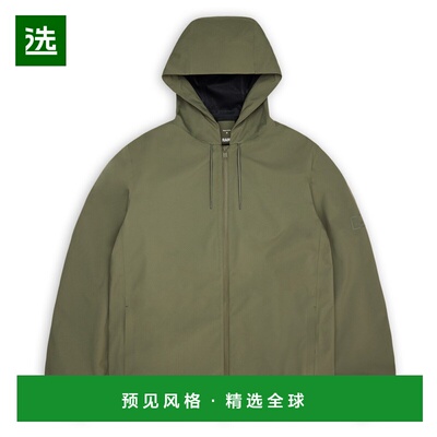 1h可退 香港直邮RAINS 男士户外冲锋衣 0023428MARSH CO 军绿色