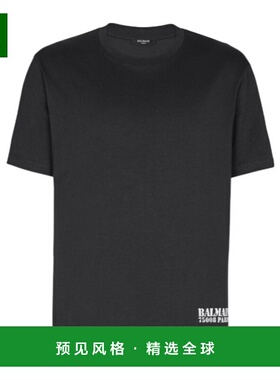 香港直邮Balmain 圆领短袖T恤 FH1EG000BD09