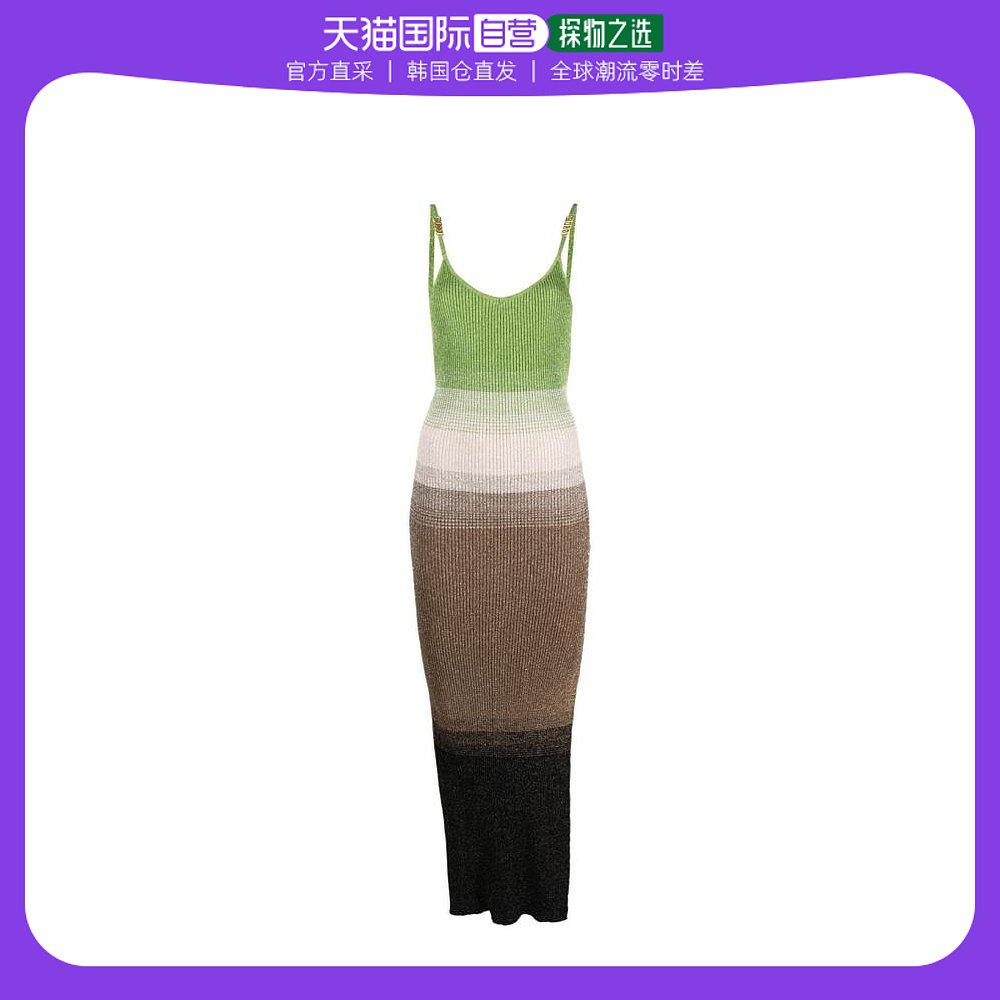 韩国直邮GCDS23SS中长连衣裙女SS23W67090660GREEN 女装/女士精品 连衣裙 原图主图