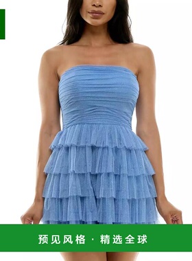 1h可退 【美国直邮】b darlin 女士 连衣裙露肩裙子时尚减龄穿搭