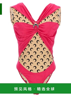 香港直邮MARINE SERRE 女士连体衣 WTO393PK60 SS2024 紫色 MARIN