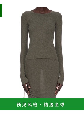 香港直邮Rick Owens 长袖 T 恤 女装下摆RP02E4209RJR