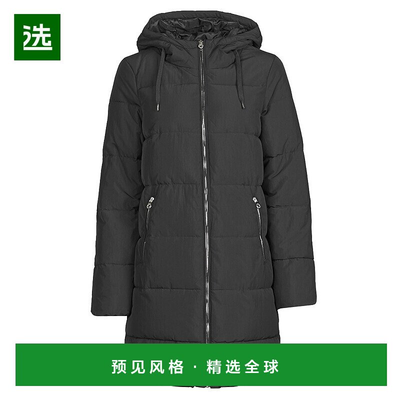 欧洲直邮Only 女士 ONLDOLLY 羽绒服 黑色高端流行休闲时尚正品