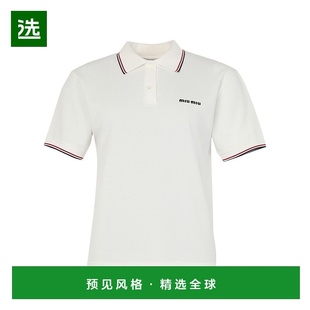 Polo衫 翻领短袖 MIU44J84条纹 Miu 香港直邮Miu