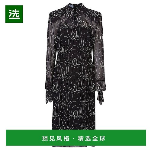 1h可退 香港直邮Prada 普拉达 女士 黑色连衣裙 P3M6314VNF0002