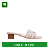 香港直邮Dior KCQ902ECB迪奥凉拖鞋 Dway带跟凉拖高跟鞋 拖鞋