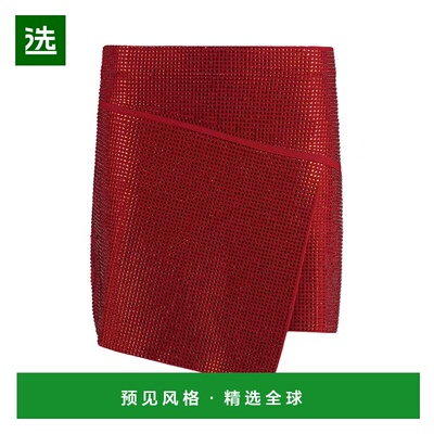 1h可退 香港直邮ANDREĀDAMO 女士 Andreadamo 不對稱迷你裙 ADFW2