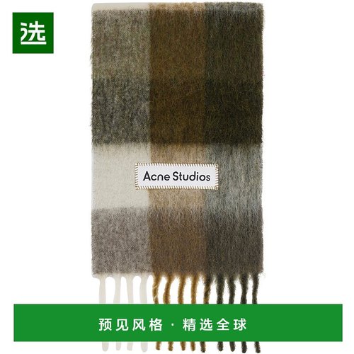1h可退 香港直邮Acne Studios 艾克妮 男士 卡其色 & 灰白色 Chec