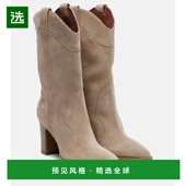 1h可退 绒面革牛仔靴子 女士 Lavinia 香港直邮Paris Texas