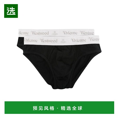 香港直邮Vivienne Westwood 三角内裤两件装 8106001DJ002Y新款
