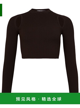 香港直邮Max Mara 镂空半高领长袖针织衫上衣 MAXA6X54