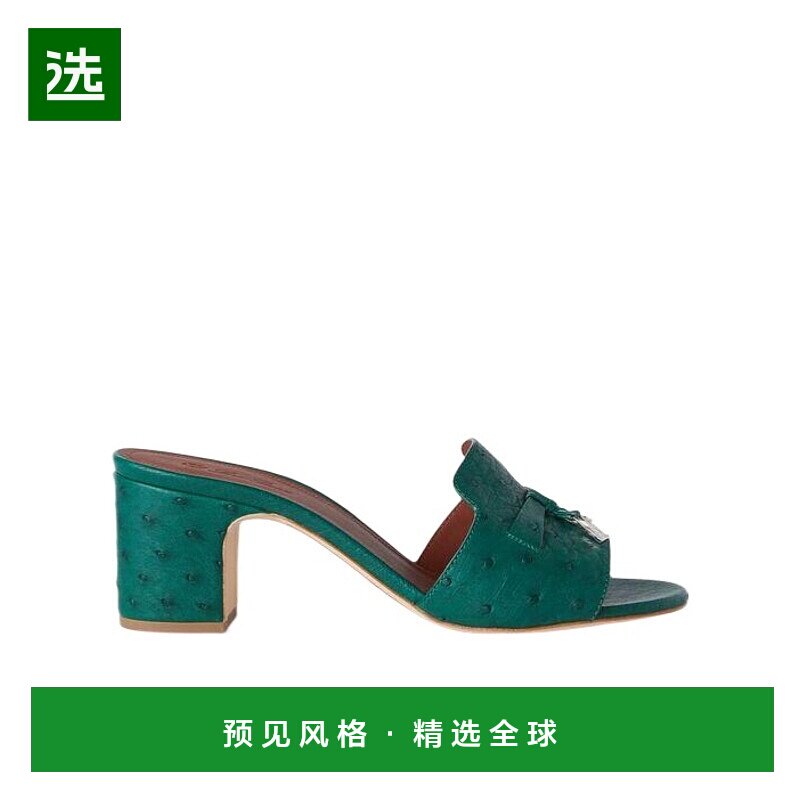 香港直邮Loro Piana 粗高跟凉鞋 FAL0469