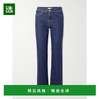 1h可退 香港直邮TOTÊME 女士 Garderob 有机低腰直筒牛仔裤 252WR