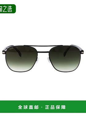 香港直邮BOSS 波士 男士 哑光银色黑色不锈钢太阳眼镜 BOSS1723SK