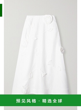 1h可退 香港直邮ZIMMERMANN 女士 Matchmaker 玫瑰喇叭型嵌花亚麻