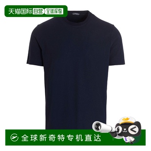 香港直邮Zanone 徽标T恤 812597Z0380Z0178Blue短袖