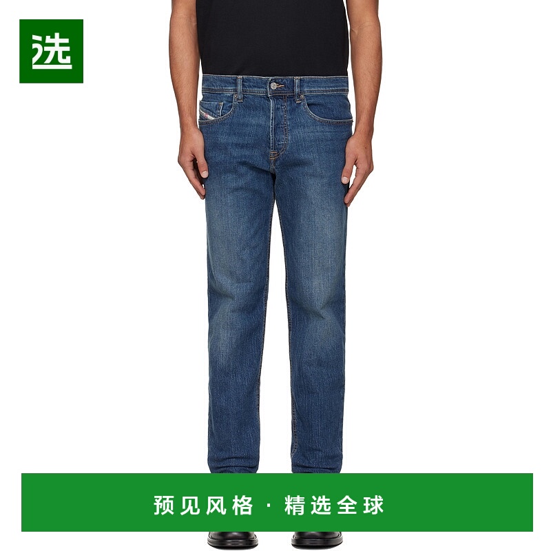 香港直邮Diesel 迪赛 男士 蓝色 2023 D-Infinitive 牛仔裤 A1022