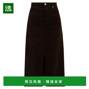 1h可退 【美国直邮】Frame 灯芯绒 Midaxi 半身裙 女士精品 经典