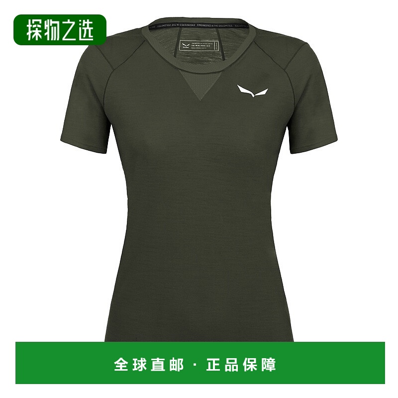 欧洲直邮Salewa沙乐华 Agner Merino 女款T恤短袖羊毛