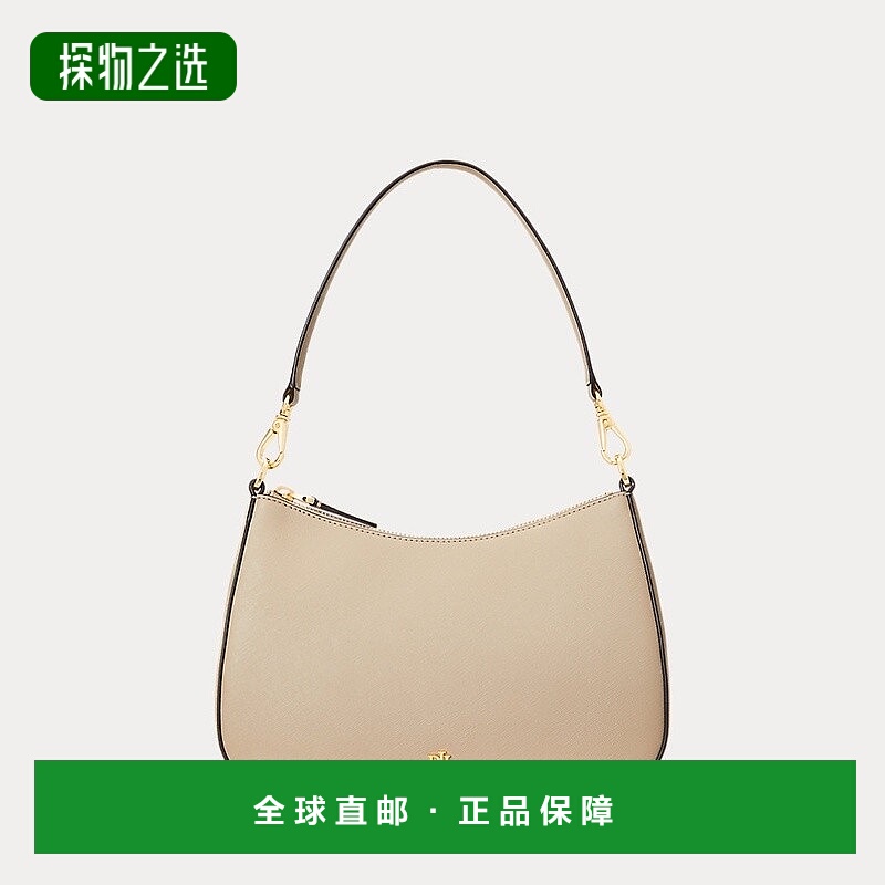自营欧洲直邮RALPH LAUREN拉夫劳伦 LaurenDanni中号交叉纹皮革包