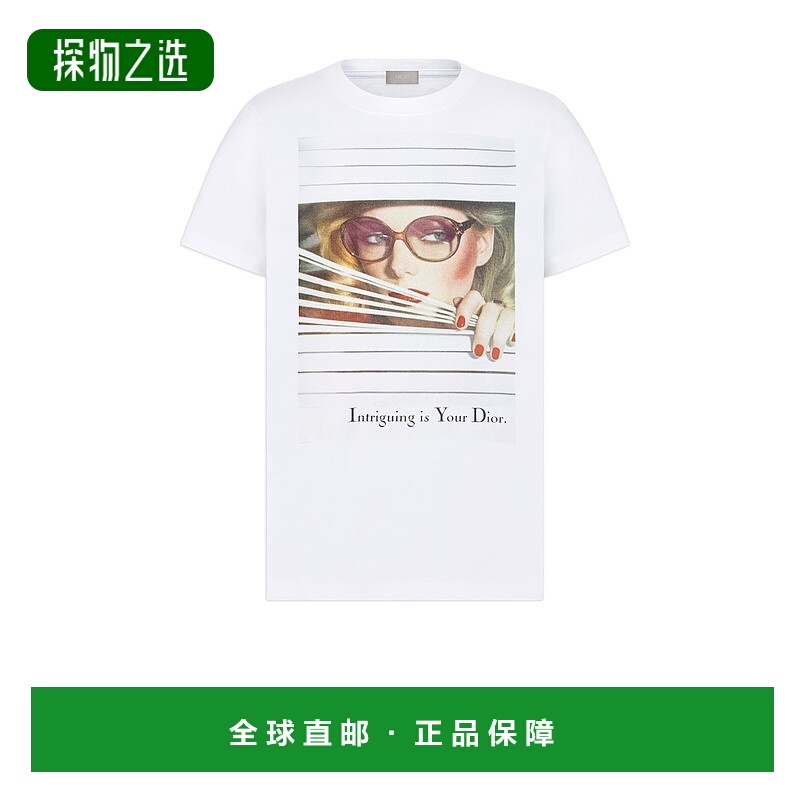 自营欧洲直邮Dior/迪奥 男士Heritage 印花T恤，标准版
