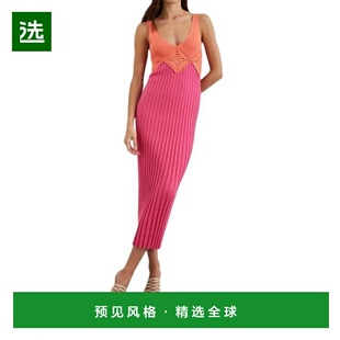 1h可退 【美国直邮】Rails Taryn连衣裙 粉橙拼色 女装连衣裙 修