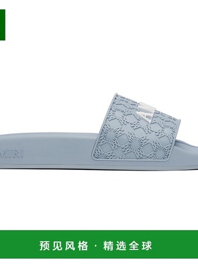 1h可退 香港直邮AMIRI 男士 蓝色 MA Quad 拖鞋 AMFOSL1005