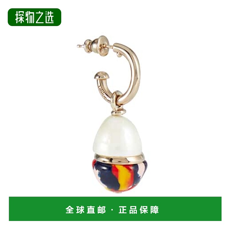 香港直邮Chloe 蔻依 女士 Darcey 珍珠单耳环 colorful花色 舒适