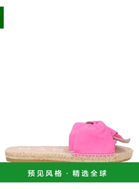 1h可退 香港直邮manebi 女士 帆布面凉鞋 pink粉色 舒适时尚