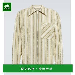 1h可退 香港直邮Wales Bonner 男士 Atlantic 条纹棉质夹克 00410