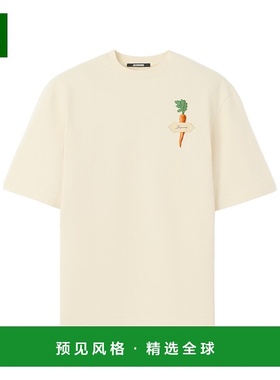 1h可退 香港直邮Jacquemus 胡萝卜图案Logo T恤 TSM00637-AJ00226