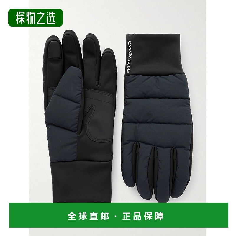 香港直邮Canada Goose 加拿大鹅 男士 Down 绗缝贝壳手套 5488M90