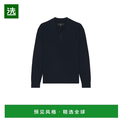 1h可退 香港直邮rag bone 瑞格布恩 男士 Crawford 羊绒混纺长袖P