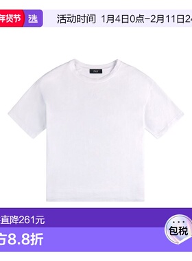 1h可退 香港直邮Fay 女士 and Polos T恤白色T恤 NPWB2526610ZEM