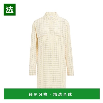 1h可退 香港直邮EQUIPMENT 女士 衬衫式连衣裙 beige米色 舒适时