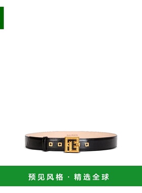 1h可退 香港直邮Balmain 徽标腰带 DN1WJ084LTFL皮带