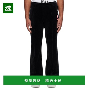 香港直邮Casablanca Piping 男士 Gradient Velour 黑色 1h可退