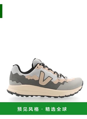 欧洲直邮VEJA FITZ ROY系列女士银灰色聚酯品牌logo轻旅跑步厚底