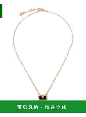 香港直邮Valentino 华伦天奴 男士 Ovalette VLogo 標誌項鍊 6Y2J