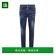 香港直邮Dsquared2 二次方 女士 1h可退 破洞中腰牛仔褲 S72LB065