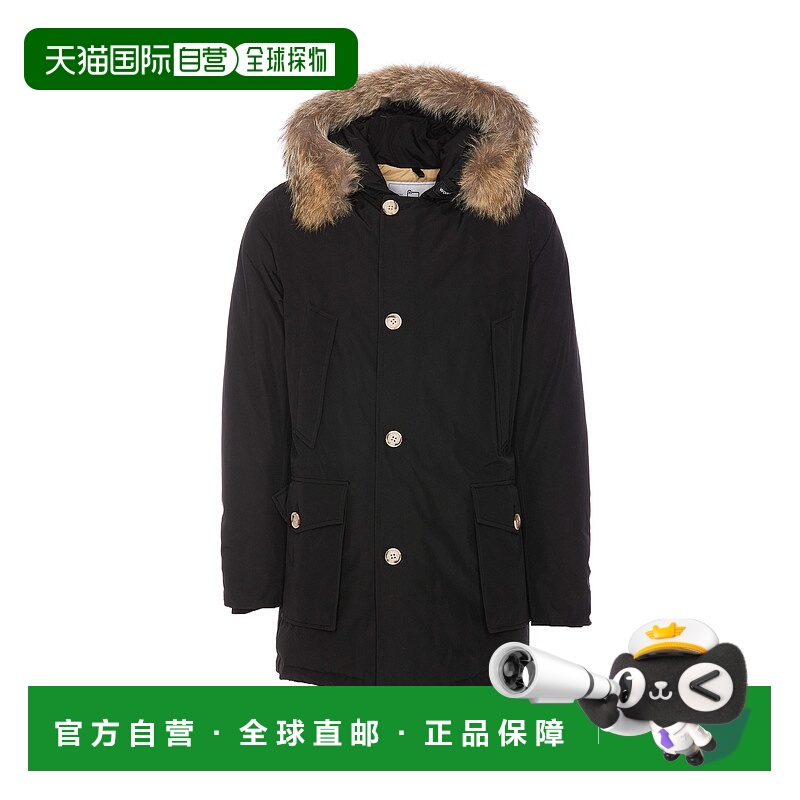 1h可退 欧洲直邮WOOLRICH 男士羽绒服 CFWOOU0482MRUT0001BLK