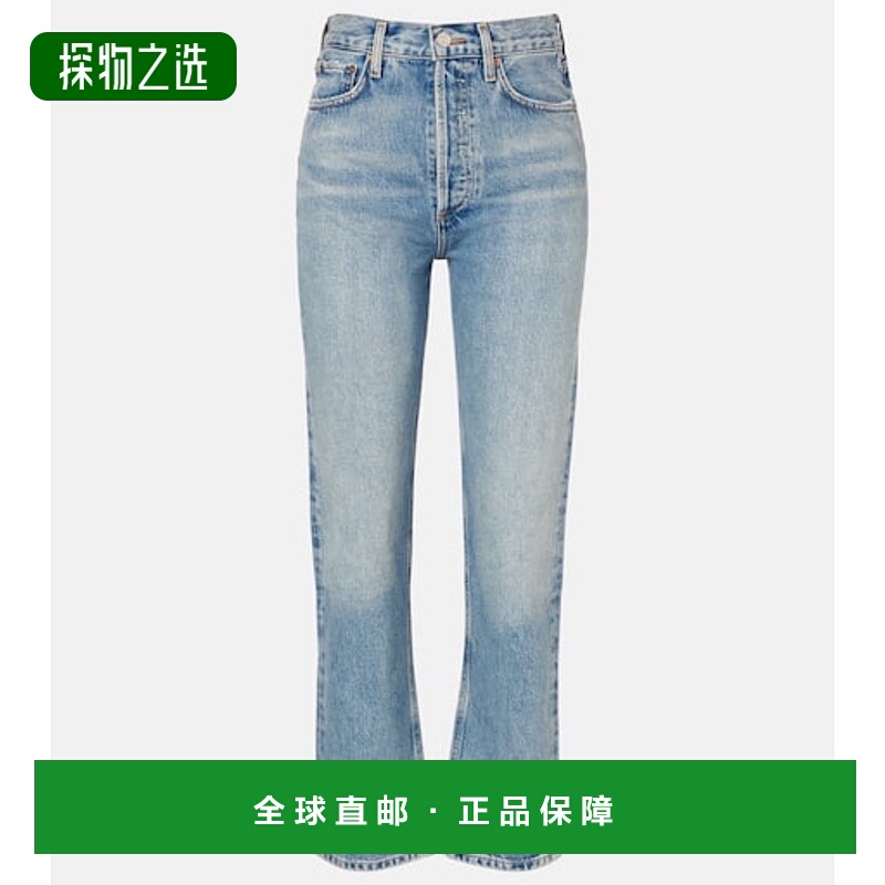 香港直邮AGOLDE 女士 90's Pinch 束腰高腰直筒牛仔裤